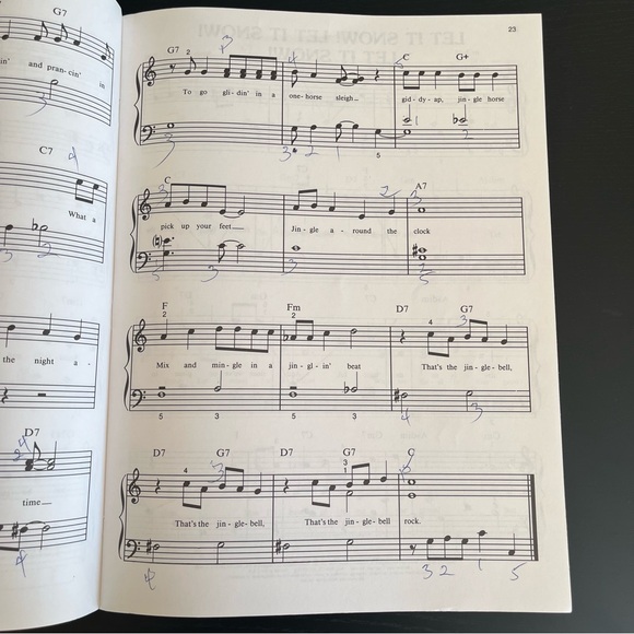 Big Note Easy Piano Merry Christmas Book Bill Boyd Hal Leonard 1987 Sheet Music - Picture 12 of 16